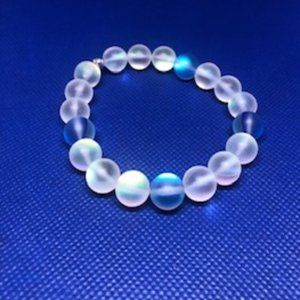 Mystic quartz 10mm Bead Bracelet